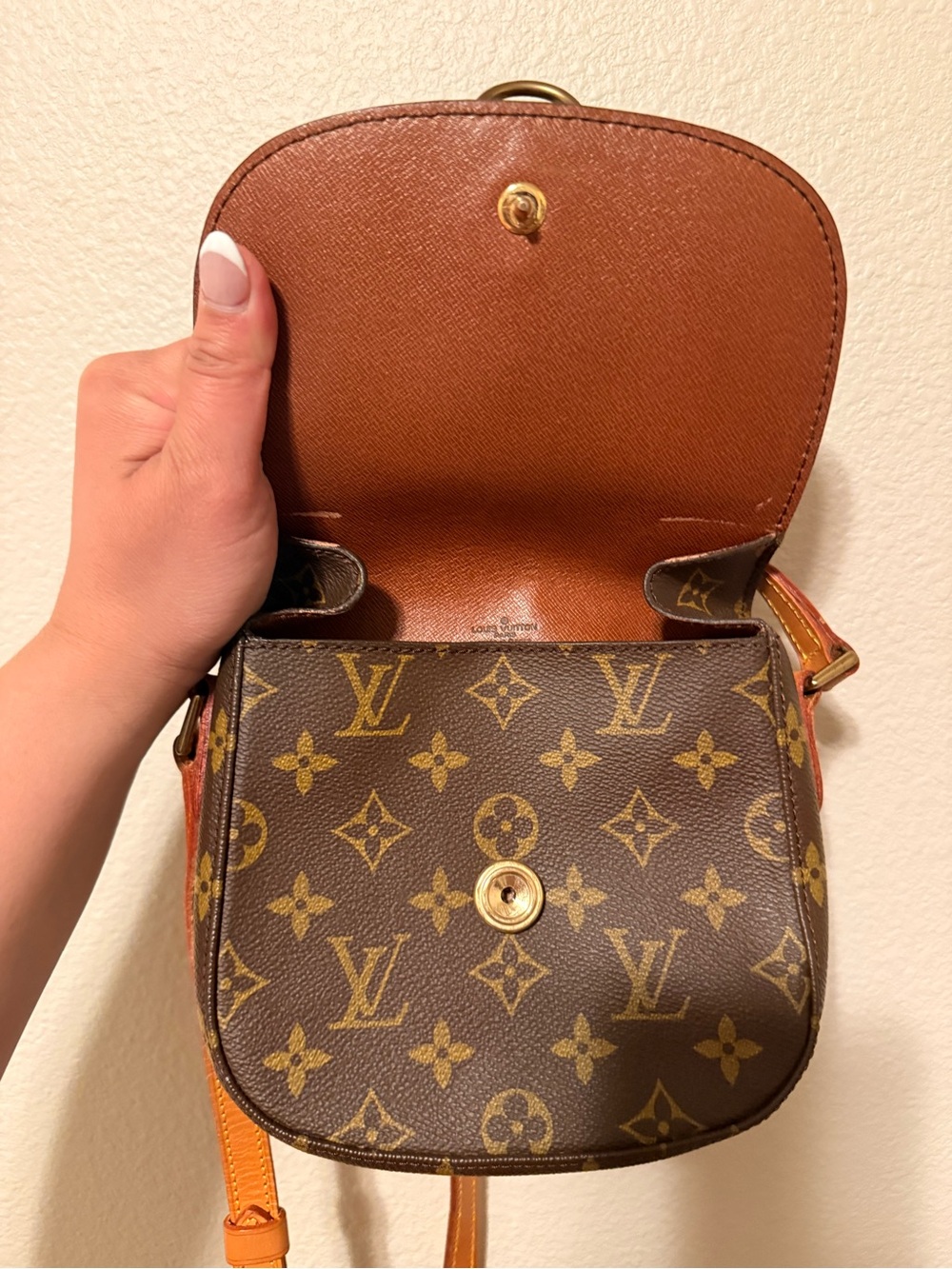 Vintage Louis Vuitton Monogram Louis Vuitton Saint Cloud Crossbody Bag PM 882VI - Picture 7 of 16